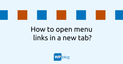 How to open menu links in a new tab