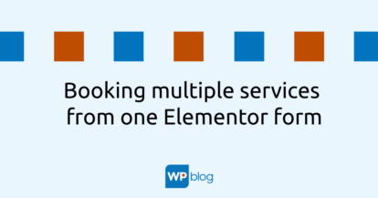 booking services from Elementor form